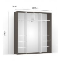 DRESSING LEX 221-218-45 C GRI/JSZ